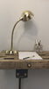 Shop the swan neck table lamp from our collection of vintage industrial lighting. A reclaimed vintage brass desk lamp professionally rewired for modern interiors. This brass swan lamp is an ideal bedside lamp